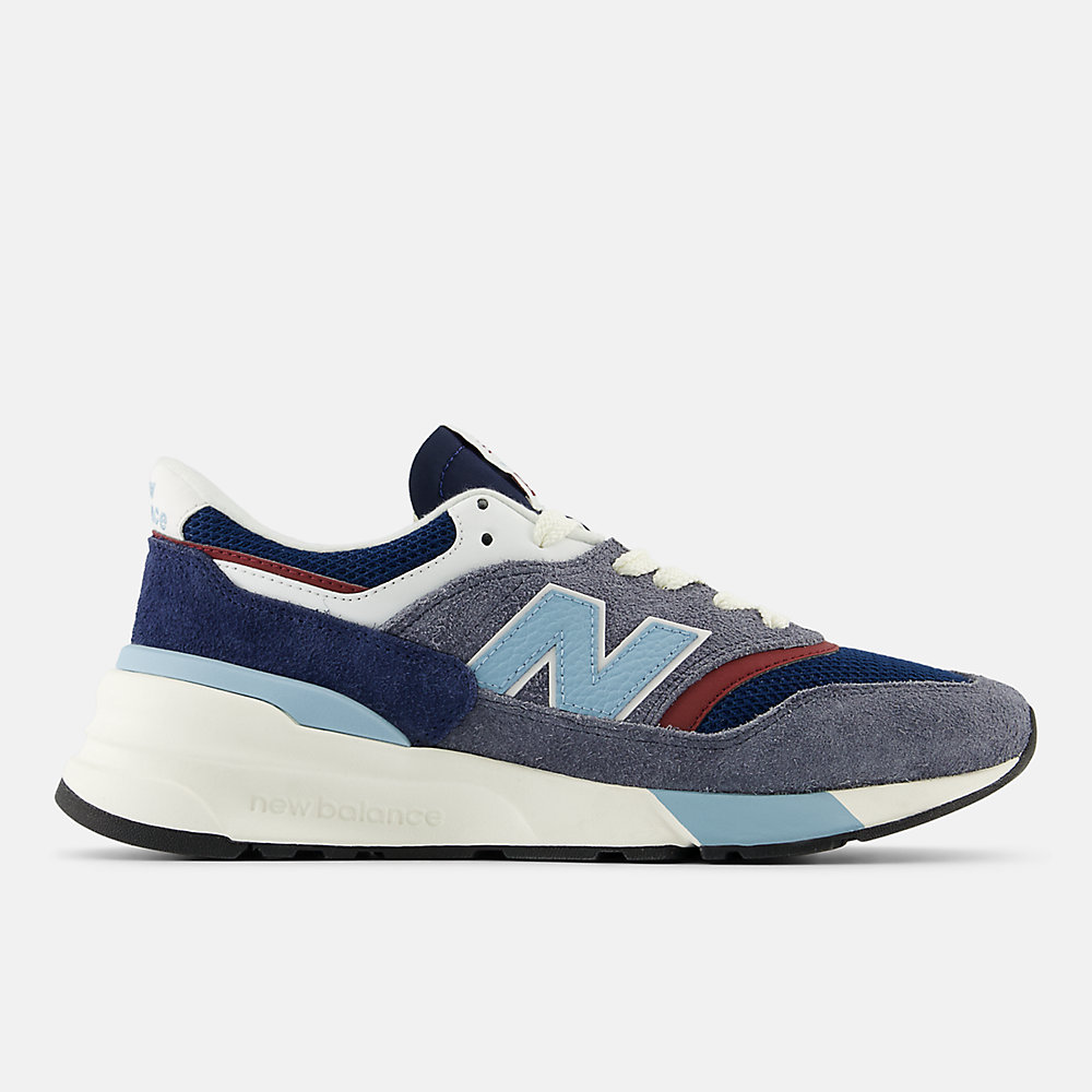 New Balance 997R Shoes Dark Arctic Grey with Navy